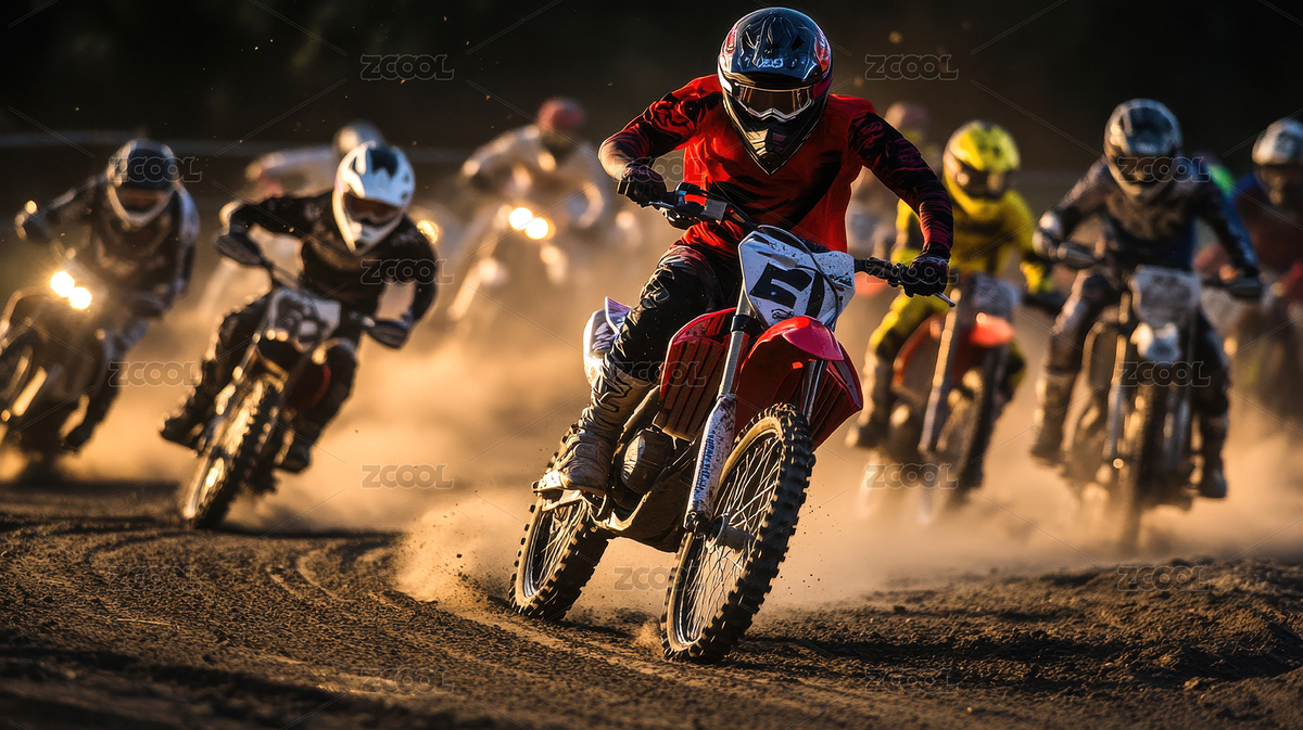 塵土飛揚(yáng)的越野摩托賽場(chǎng)（主預(yù)覽-11268813） - 未分類(lèi) - 站酷設(shè)計(jì)師虎子丶原創(chuàng)素材 - 站酷ZCOOL