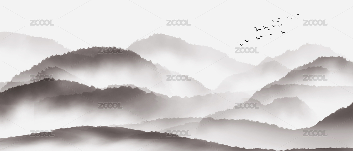 水墨山水（主预览-6528541） - 未分类 - 站酷设计师VICWO原创素材 - 站酷ZCOOL