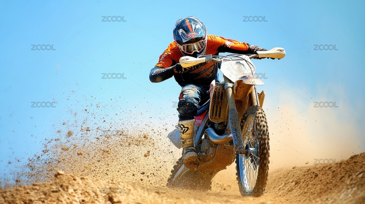 塵土飛揚(yáng)的越野摩托賽場(chǎng)（主預(yù)覽-11268811） - 未分類 - 站酷設(shè)計(jì)師虎子丶原創(chuàng)素材 - 站酷ZCOOL