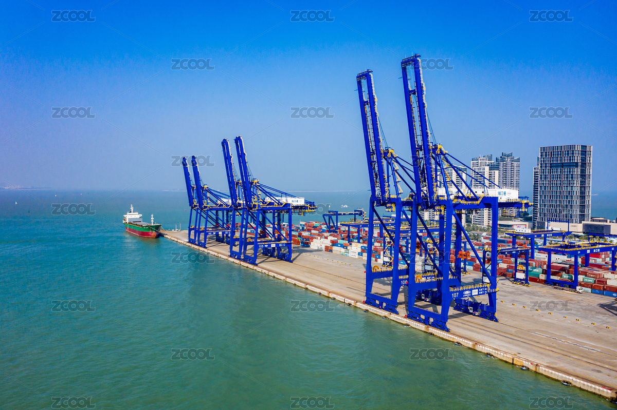 航拍海南?？诟奂b箱碼頭海南自由貿(mào)易港（主預(yù)覽-6183344） - 未分類 - 站酷設(shè)計(jì)師VPiegemfHK原創(chuàng)素材 - 站酷ZCOOL