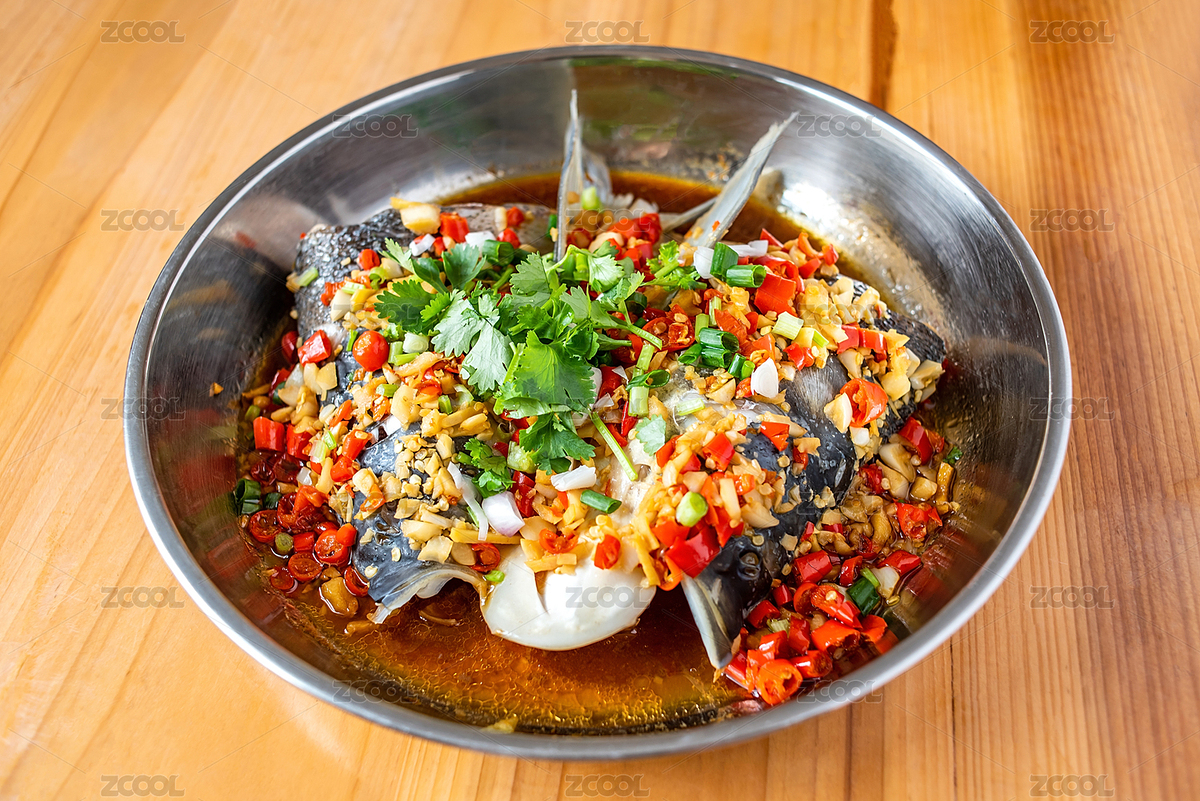 一大盆湖南菜剁椒魚頭在餐桌上（主預(yù)覽-3324052） - 未分類 - 站酷設(shè)計(jì)師風(fēng)暴麗麗原創(chuàng)素材 - 站酷ZCOOL