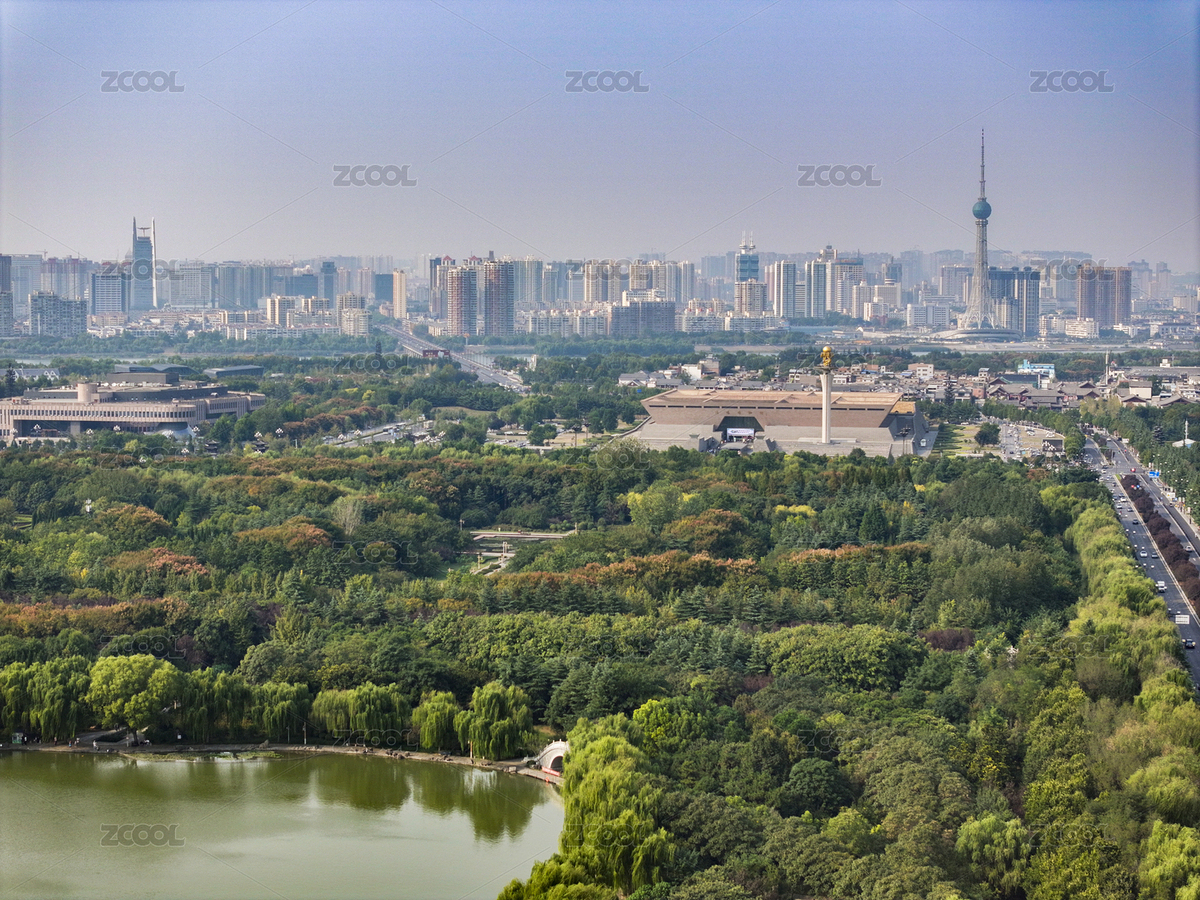 河南省洛陽市隋唐城遺址植物園航拍圖片（主預覽-9693902） - 未分類 - 站酷設計師hbsjzyjh原創(chuàng)素材 - 站酷ZCOOL