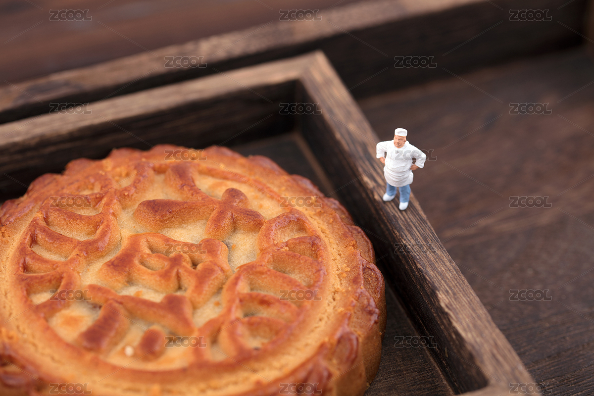 微縮創(chuàng)意月餅和面點(diǎn)師（主預(yù)覽-5735124） - 未分類 - 站酷設(shè)計師小羽怪原創(chuàng)素材 - 站酷ZCOOL