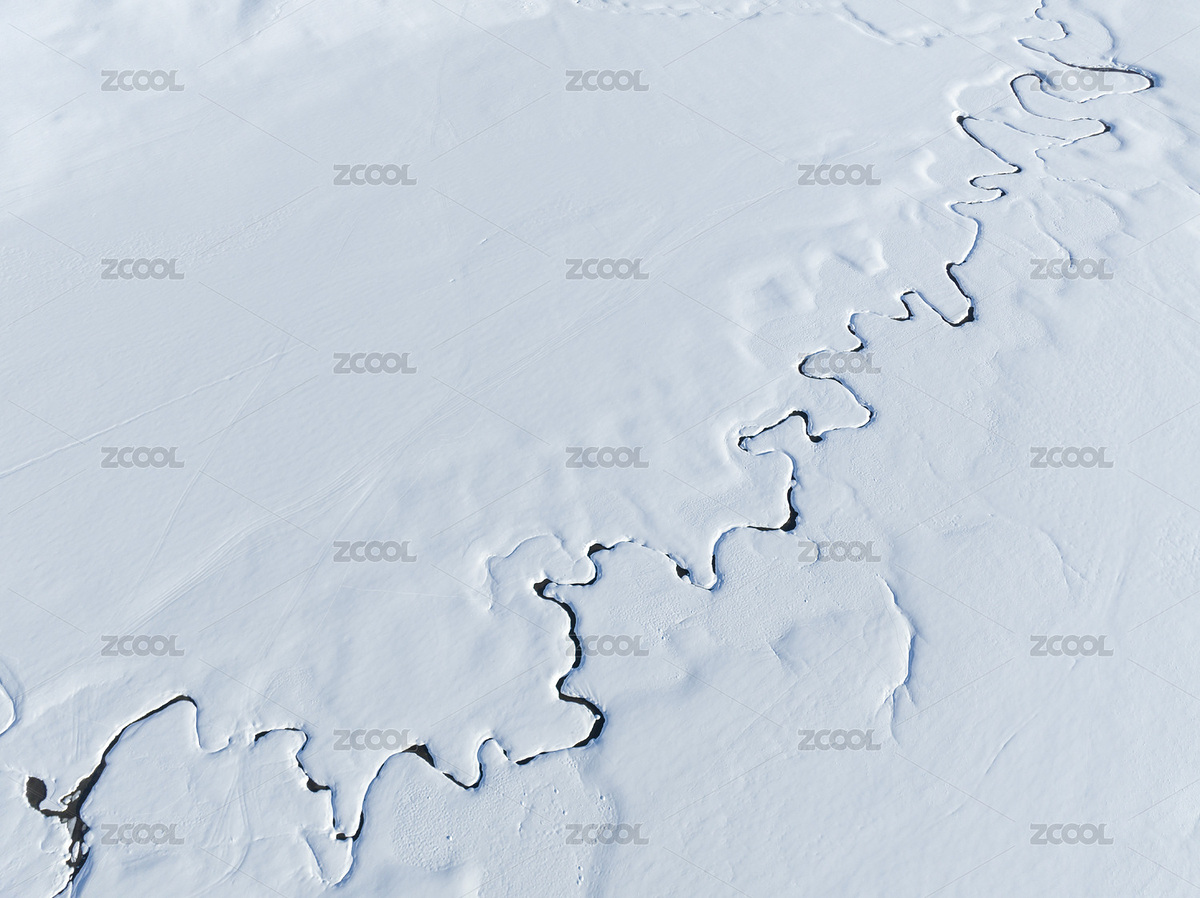 航拍中國新疆阿勒泰雪山溪流冰河自然風光（主預覽-4415780） - 未分類 - 站酷設計師新蜂視覺原創(chuàng)素材 - 站酷ZCOOL