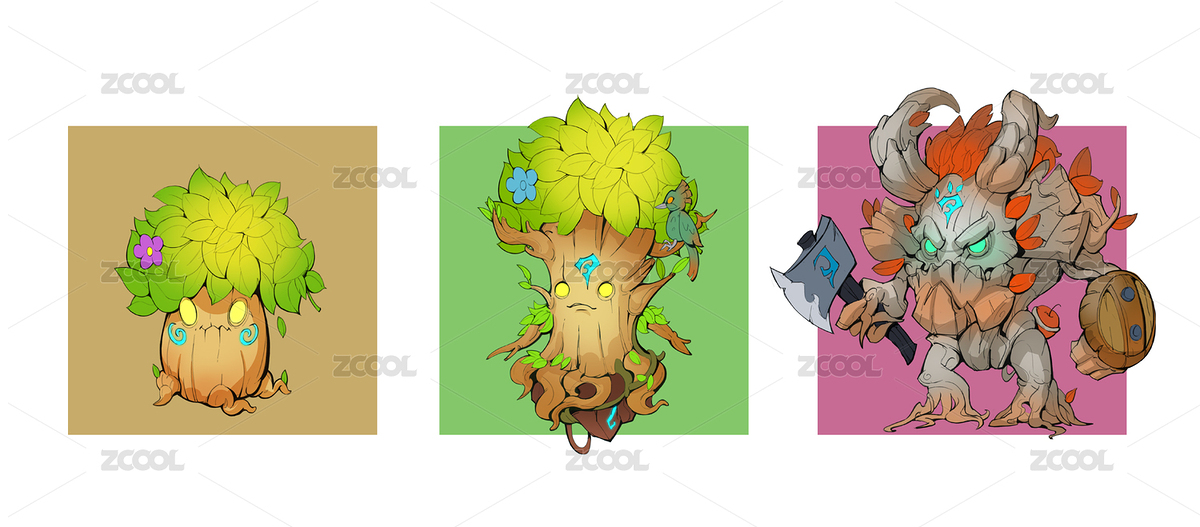 樹精角色設(shè)計（主預(yù)覽-8066683） - 未分類 - 站酷設(shè)計師阿浪CST潮流繪畫原創(chuàng)素材 - 站酷ZCOOL