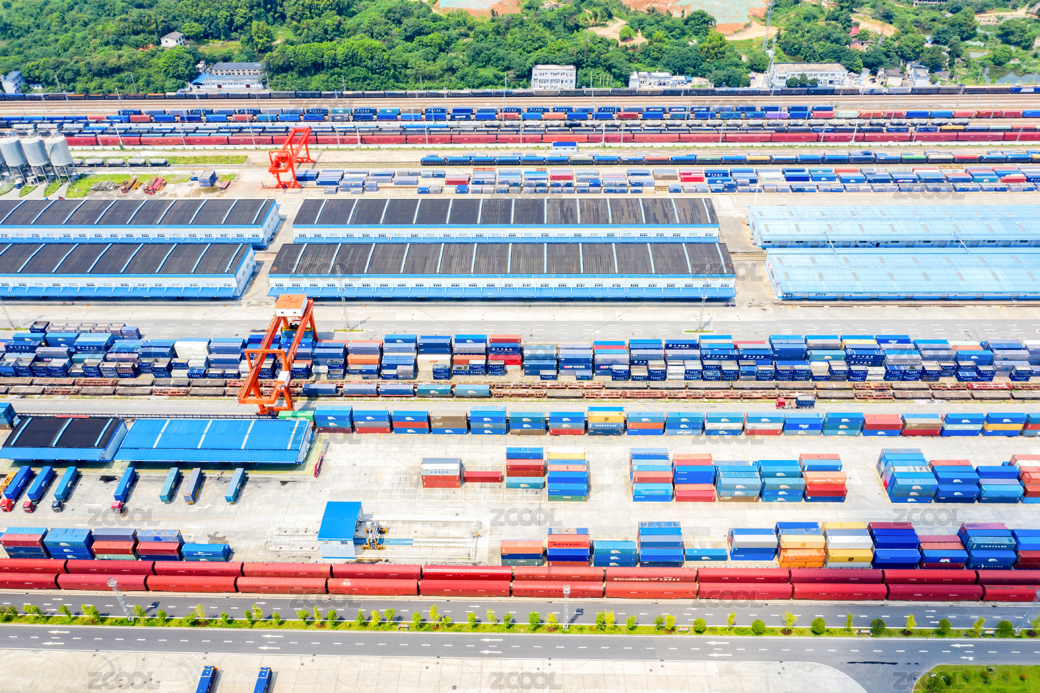 中国湖南省长沙市开福区长沙北站霞凝货场