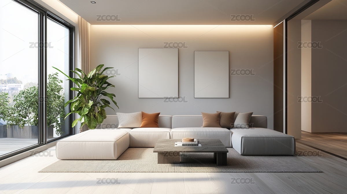 現(xiàn)代簡約風(fēng)格客廳家居設(shè)計(jì)（主預(yù)覽-9407869） - 未分類 - 站酷設(shè)計(jì)師紅星逐夢原創(chuàng)素材 - 站酷ZCOOL