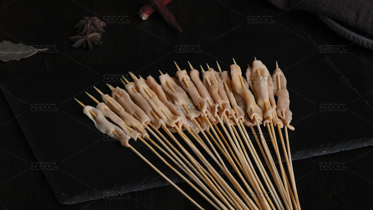 烤雞皮燒烤生串（主預(yù)覽-6809454） - 未分類 - 站酷設(shè)計師吖先原創(chuàng)素材 - 站酷ZCOOL