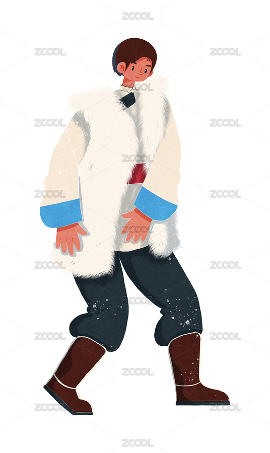 納西族民族服裝男性（主預覽-7469992） - 未分類 - 站酷設計師歪蹄原創(chuàng)素材 - 站酷ZCOOL