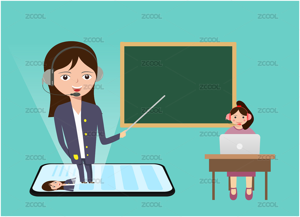 在线教育老师就在身边（主预览-5362298） - 未分类 - 站酷设计师雨打浮萍0原创素材 - 站酷ZCOOL