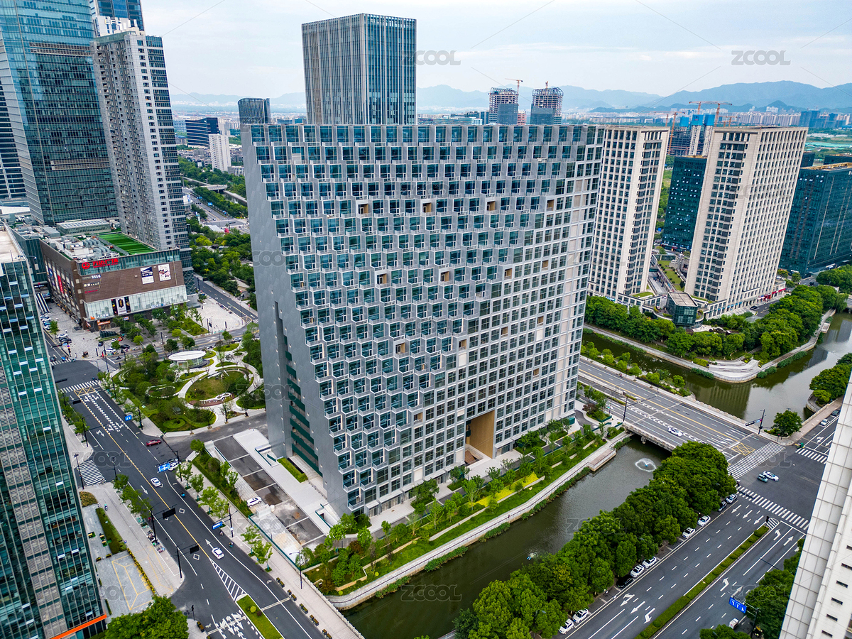 杭州余杭未來科技城未來新湖中心（主預(yù)覽-8951443） - 未分類 - 站酷設(shè)計師茄子小兩口原創(chuàng)素材 - 站酷ZCOOL