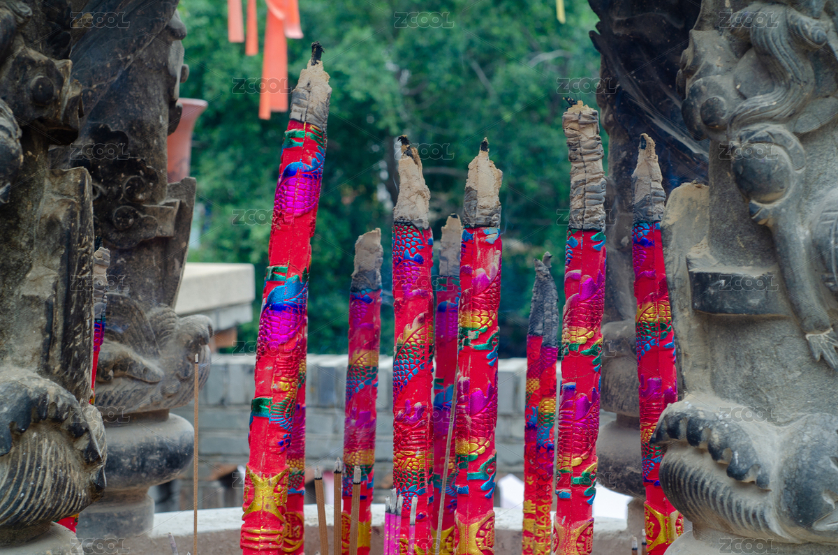 福州上下杭寺庙祈福彩色香烛特写（主预览-12622843） - 未分类 - 站酷设计师云海路漫漫原创素材 - 站酷ZCOOL