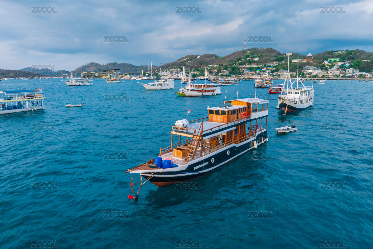 印度尼西亚科莫多拉布安巴焦海上船舶航拍风（主预览-9029857） - 未分类 - 站酷设计师陈小羊Timeline原创素材 - 站酷ZCOOL