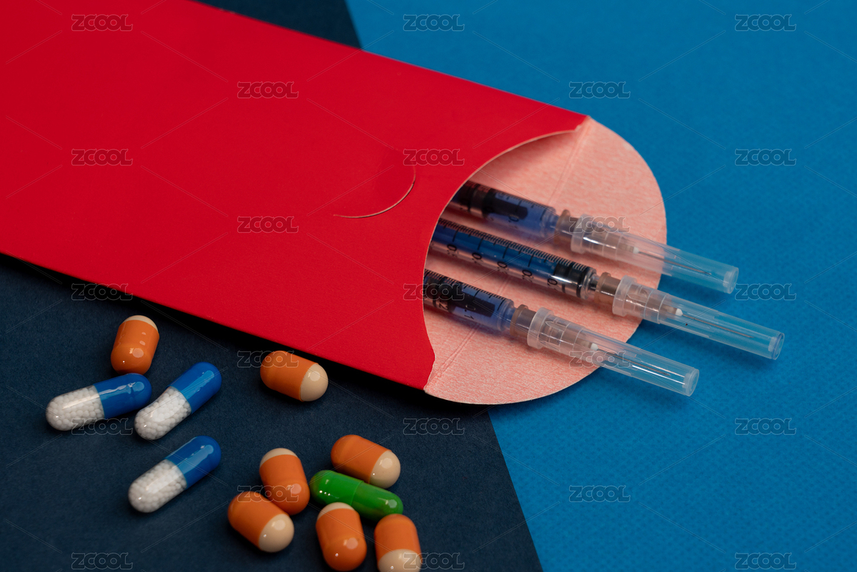 純色背景中放在紅包中的藥丸微縮創(chuàng)意圖（主預(yù)覽-4728840） - 未分類 - 站酷設(shè)計師白乃原創(chuàng)素材 - 站酷ZCOOL