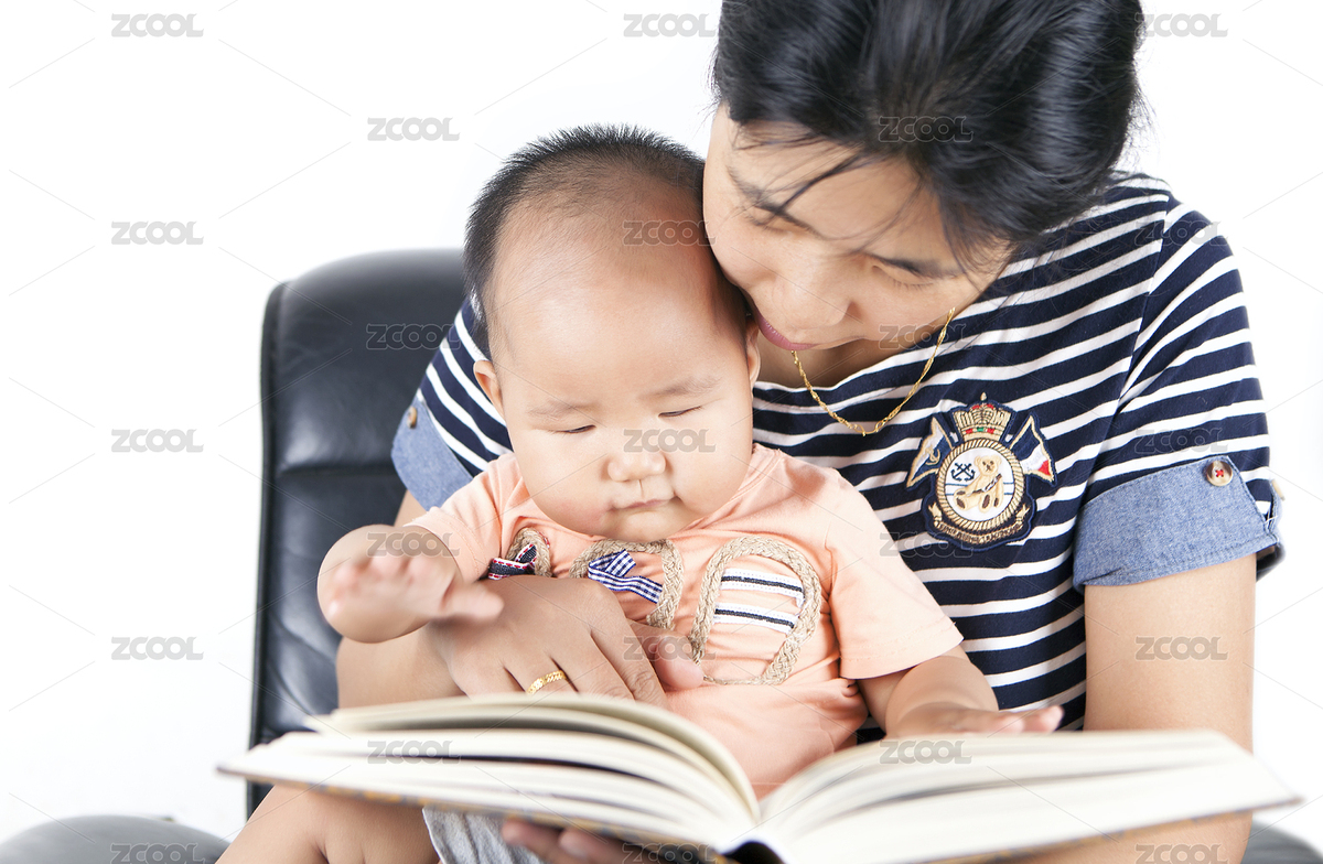 學(xué)著看書的孩子和年輕媽媽（主預(yù)覽-6502030） - 未分類 - 站酷設(shè)計師小羽怪原創(chuàng)素材 - 站酷ZCOOL