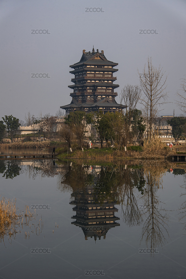 成都东安湖体育公园东安阁（主预览-8902083） - 未分类 - 站酷设计师行天涯_007原创素材 - 站酷ZCOOL