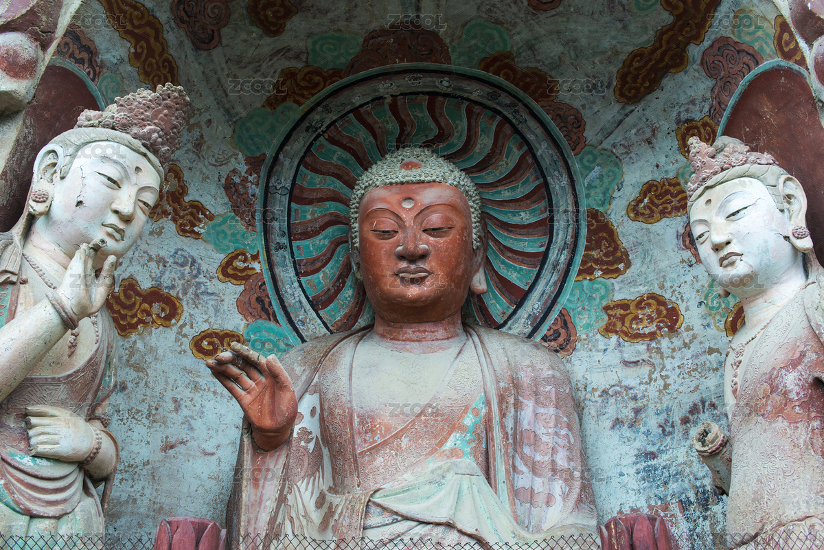 甘肅天水市麥積山石窟藝術（主預覽-1263212） - 未分類 - 站酷設計師An_hong原創(chuàng)素材 - 站酷ZCOOL