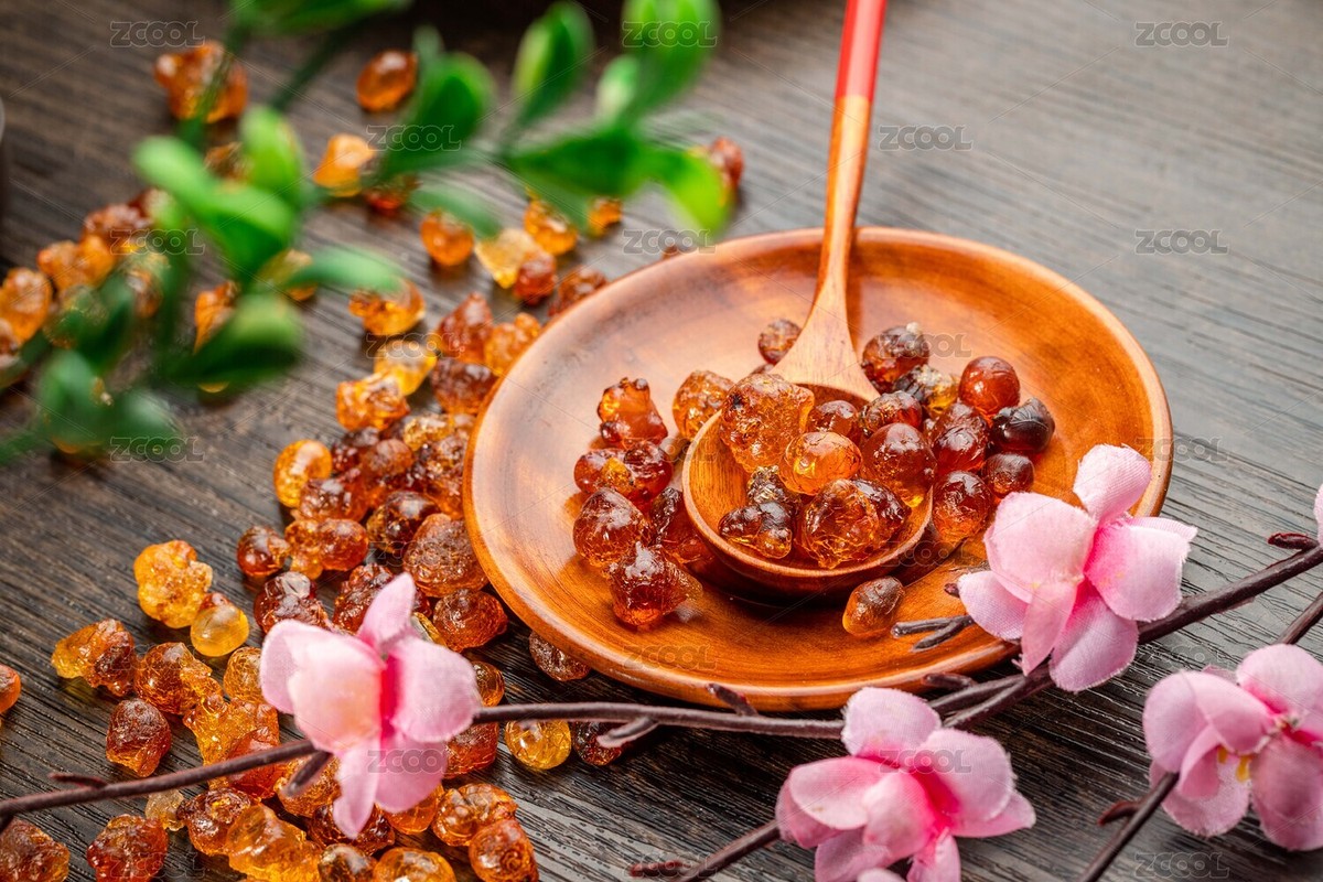 暗色調(diào)桌面上放著一些桃膠（主預(yù)覽-546708） - 未分類(lèi) - 站酷設(shè)計(jì)師濤麟攝影原創(chuàng)素材 - 站酷ZCOOL