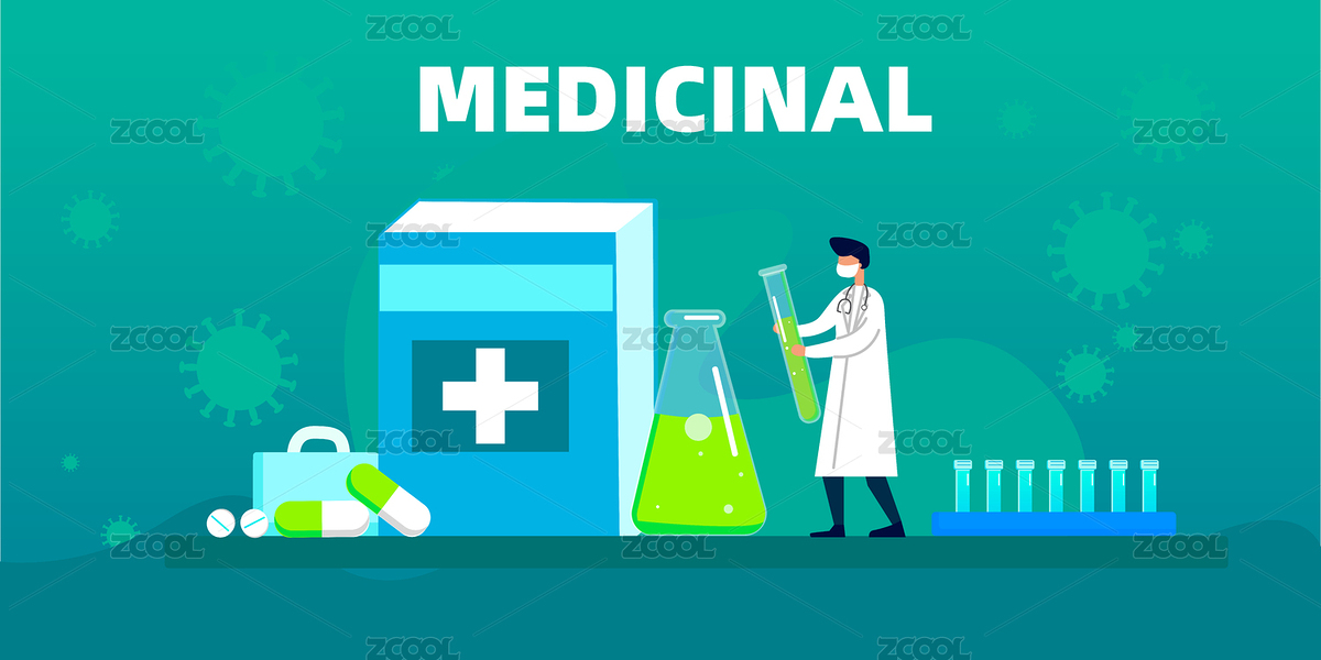 戴口罩的医生研究药物（主预览-7258610） - 未分类 - 站酷设计师清火栀麦片原创素材 - 站酷ZCOOL