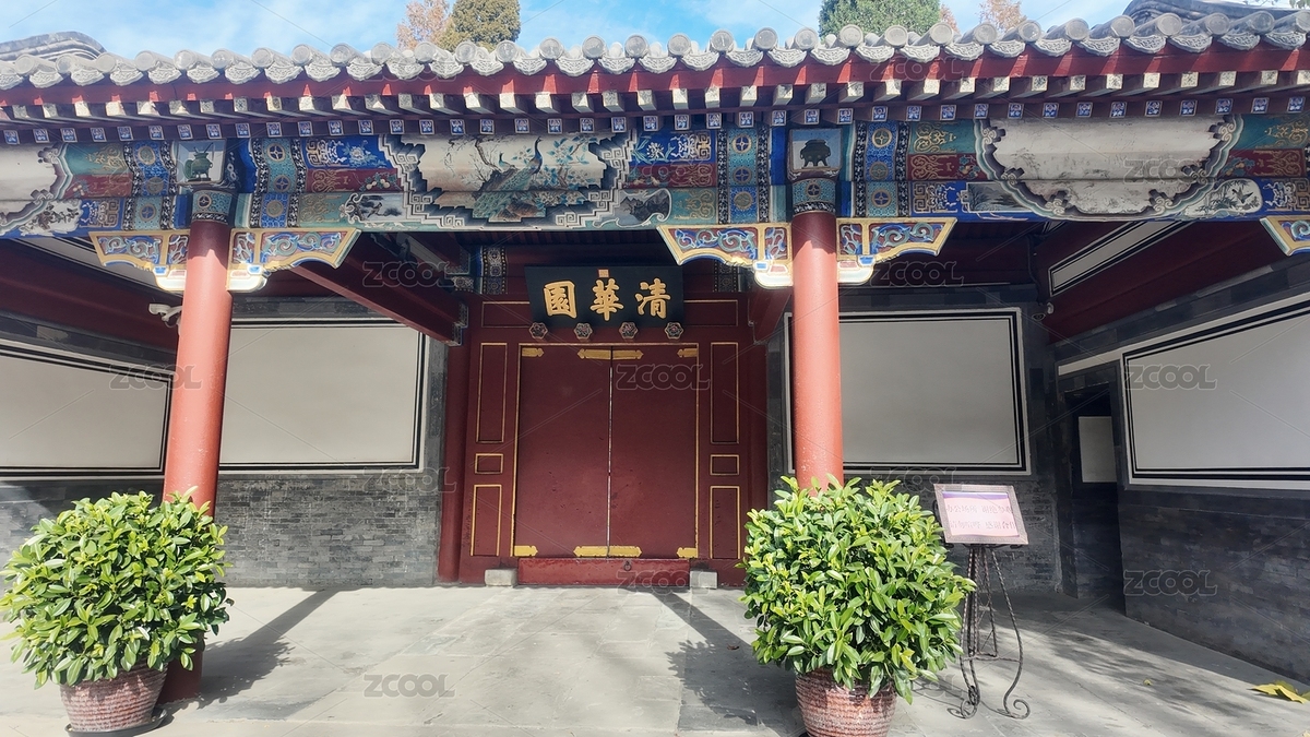 中國北京清華大學清華園匾額入口景觀（主預覽-12522754） - 未分類 - 站酷設計師悠悠哉哉種地梨原創(chuàng)素材 - 站酷ZCOOL