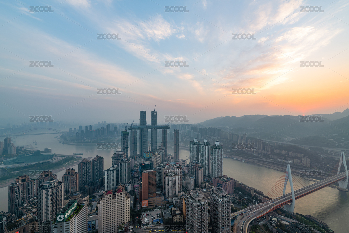 重慶渝中區(qū)來福士兩江交匯景色（主預(yù)覽-7648288） - 未分類 - 站酷設(shè)計師Aa102602012原創(chuàng)素材 - 站酷ZCOOL