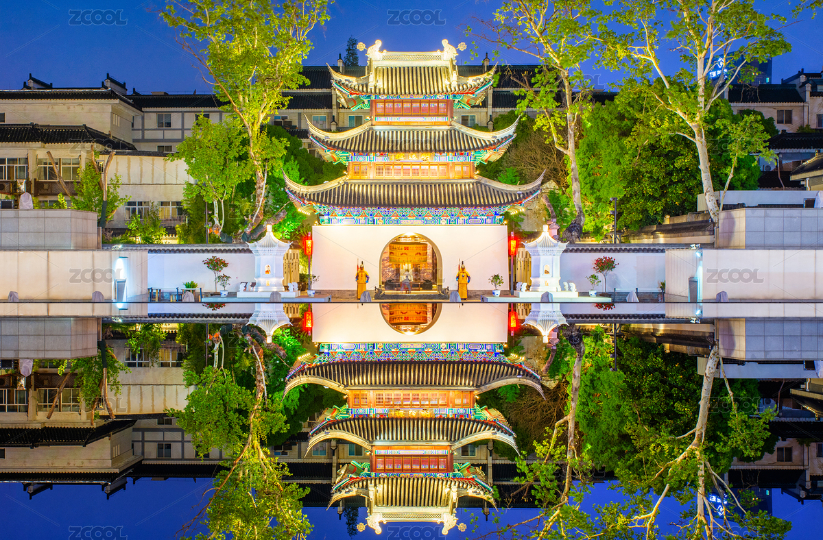 江苏南京科举博物馆江南贡院明远楼夜景（主预览-3621821） - 未分类 - 站酷设计师漂泊的行摄之旅原创素材 - 站酷ZCOOL