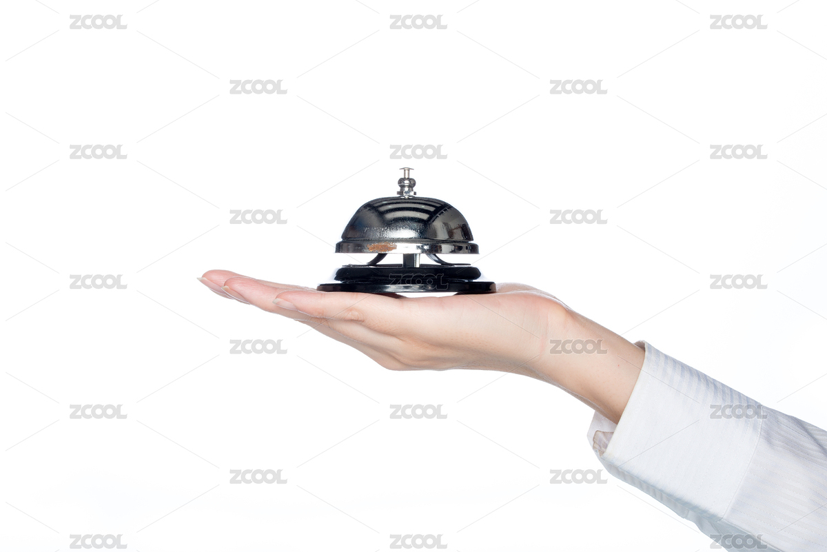 女人的手在白色背景下舉行服務(wù)鈴，接待員（主預(yù)覽-9068708） - 未分類 - 站酷設(shè)計(jì)師PRImageFactory原創(chuàng)素材 - 站酷ZCOOL