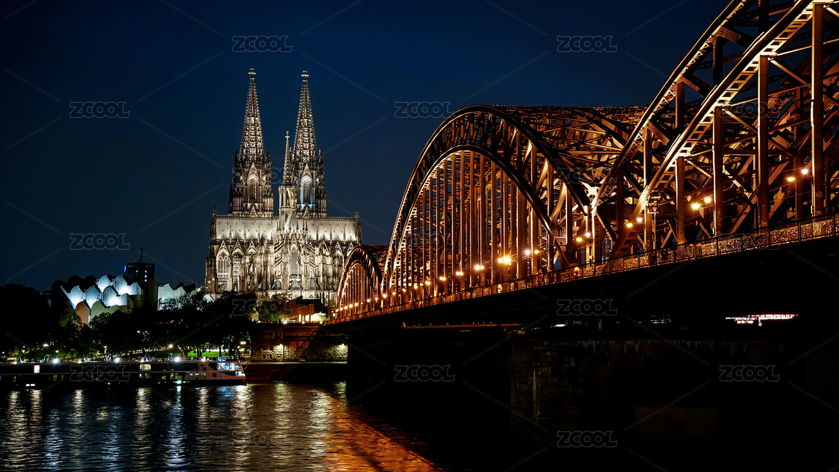 德國(guó)科隆大教堂夜景（主預(yù)覽-12364308） - 未分類 - 站酷設(shè)計(jì)師LayneKong原創(chuàng)素材 - 站酷ZCOOL