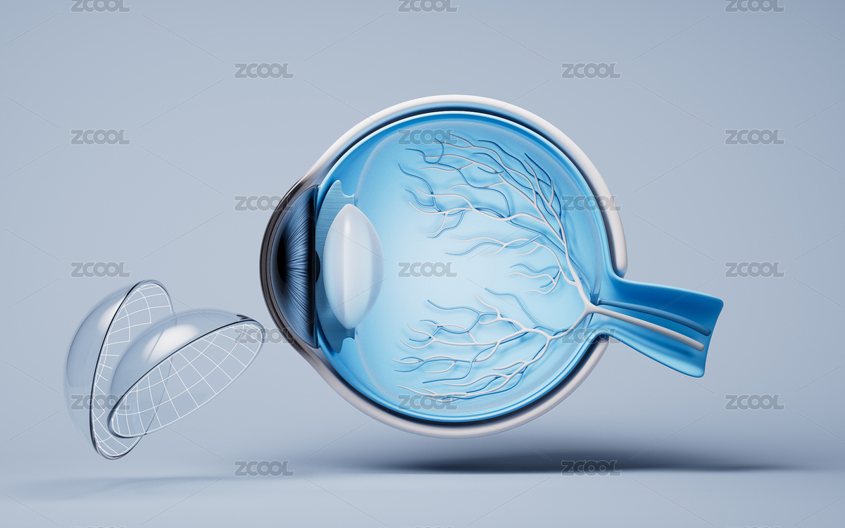 醫(yī)學(xué)人類眼球結(jié)構(gòu)三維渲染（主預(yù)覽-12391840） - 未分類 - 站酷設(shè)計(jì)師VinkFan原創(chuàng)素材 - 站酷ZCOOL