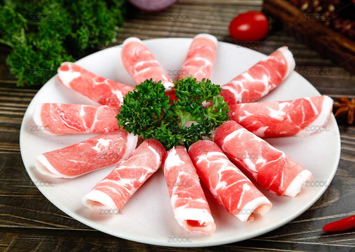 木底上放著一盤雪花肥牛片（主預(yù)覽-5776481） - 未分類 - 站酷設(shè)計(jì)師PAOPAO攝影工作室原創(chuàng)素材 - 站酷ZCOOL