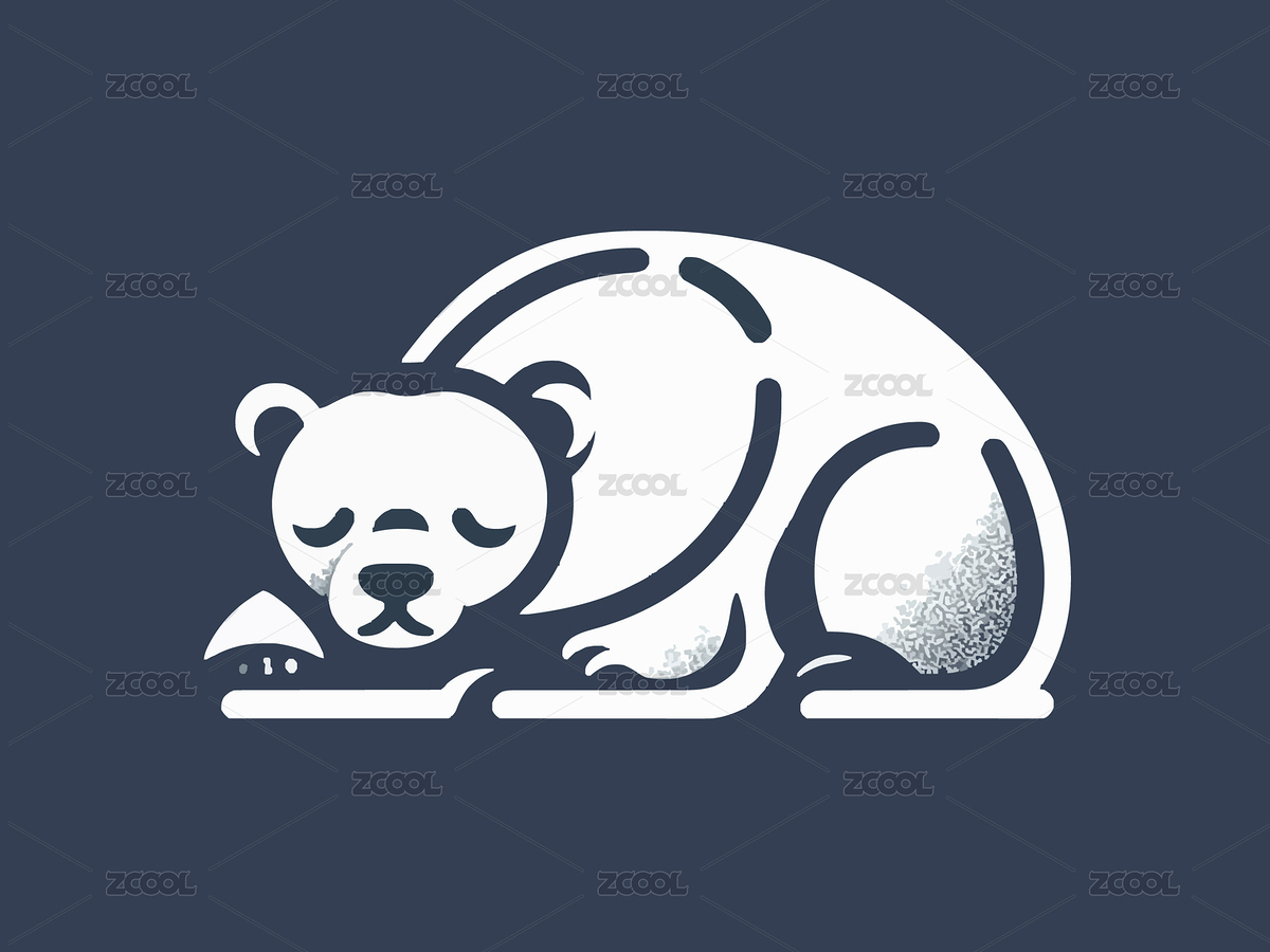 冬眠的熊扁平插畫風(fēng)格（主預(yù)覽-6770975） - 未分類 - 站酷設(shè)計(jì)師五靈指原創(chuàng)素材 - 站酷ZCOOL