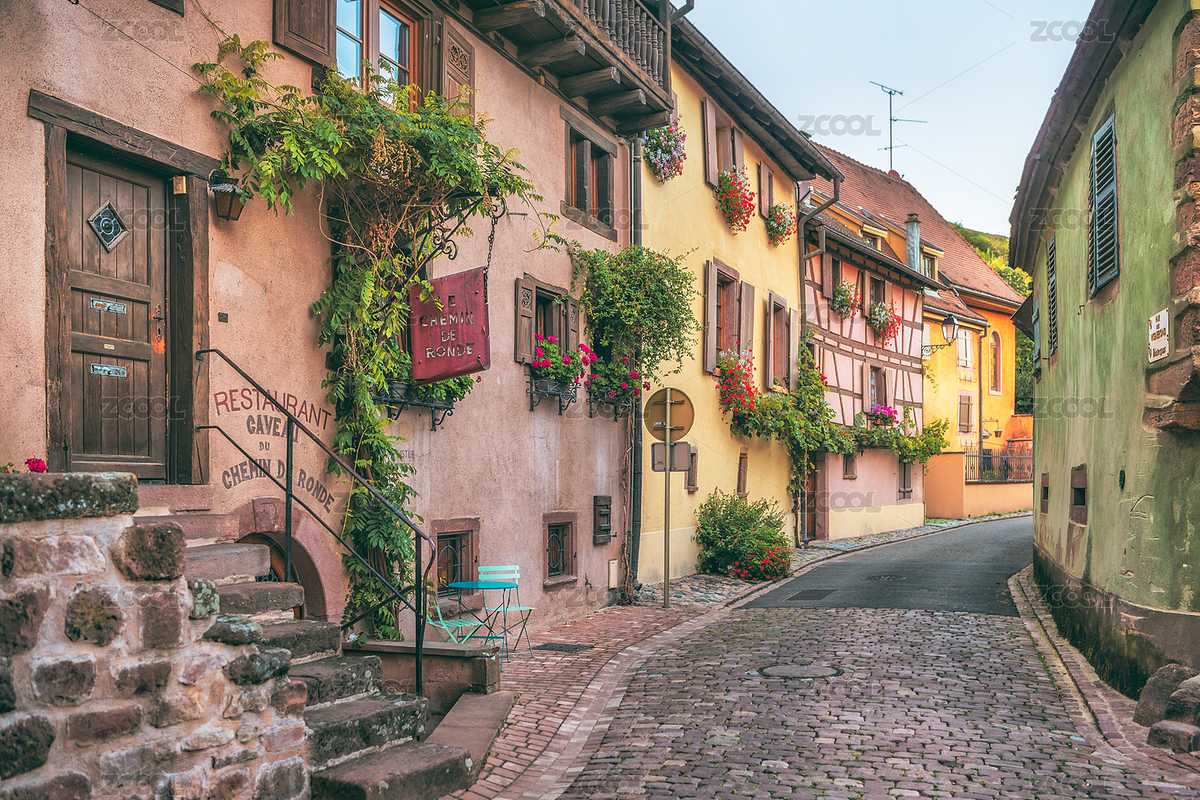 歐洲法國傳統(tǒng)鮮花小鎮(zhèn)街景建筑（主預(yù)覽-6997662） - 未分類 - 站酷設(shè)計師攝影師陶羽原創(chuàng)素材 - 站酷ZCOOL