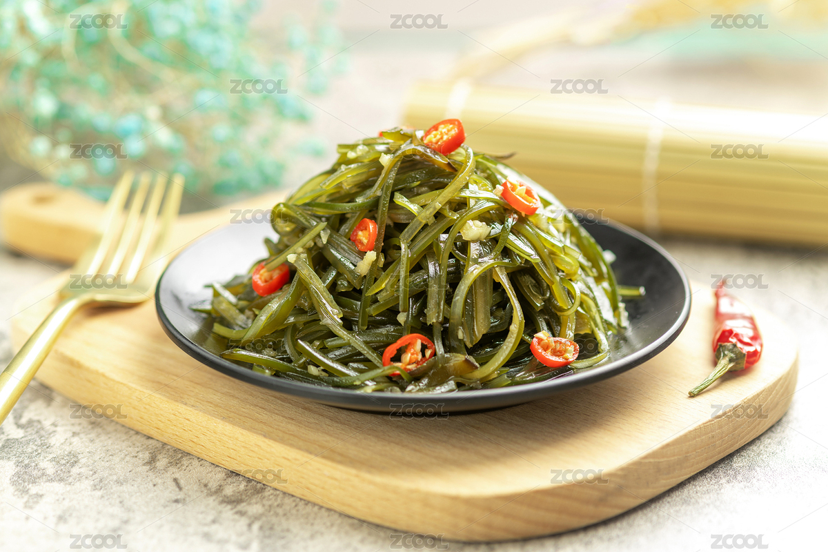 拌海帶絲特寫（主預(yù)覽-791332） - 未分類 - 站酷設(shè)計(jì)師金翅大鵬原創(chuàng)素材 - 站酷ZCOOL