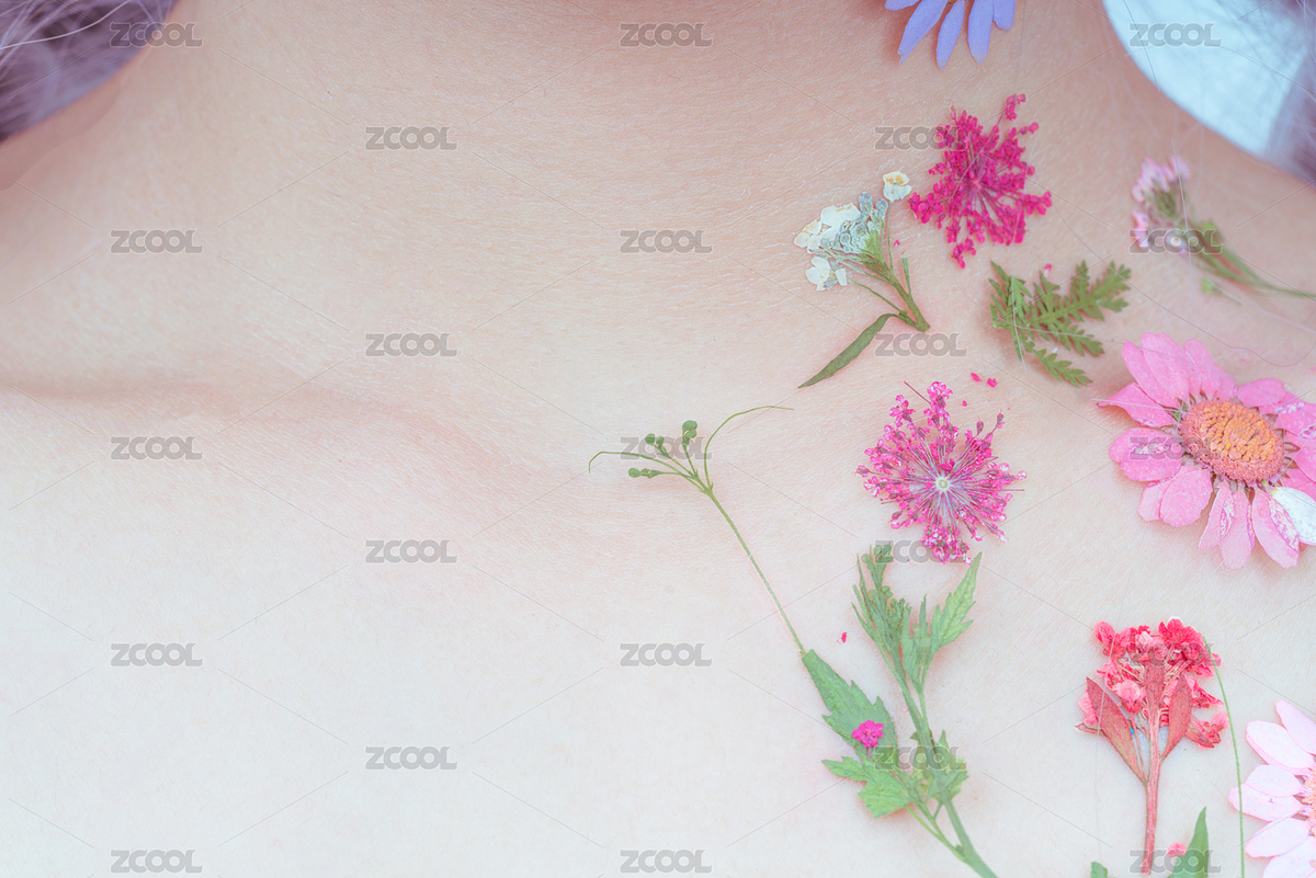 一位姑娘的頸部與鮮花（主預(yù)覽-2980360） - 未分類 - 站酷設(shè)計師凱奇MAX原創(chuàng)素材 - 站酷ZCOOL