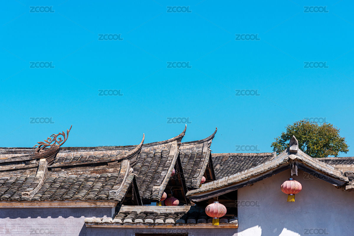 晴朗的天氣下的農(nóng)村古民居（主預(yù)覽-9068171） - 未分類 - 站酷設(shè)計(jì)師ZRG魷魚原創(chuàng)素材 - 站酷ZCOOL
