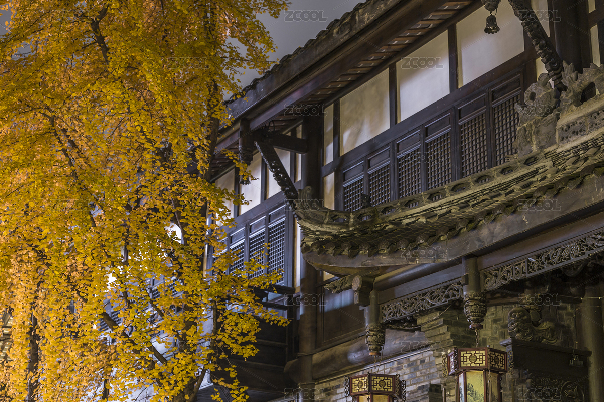 成都寬窄巷子夜景無人場景（主預(yù)覽-9081903） - 未分類 - 站酷設(shè)計師樊小喆原創(chuàng)素材 - 站酷ZCOOL