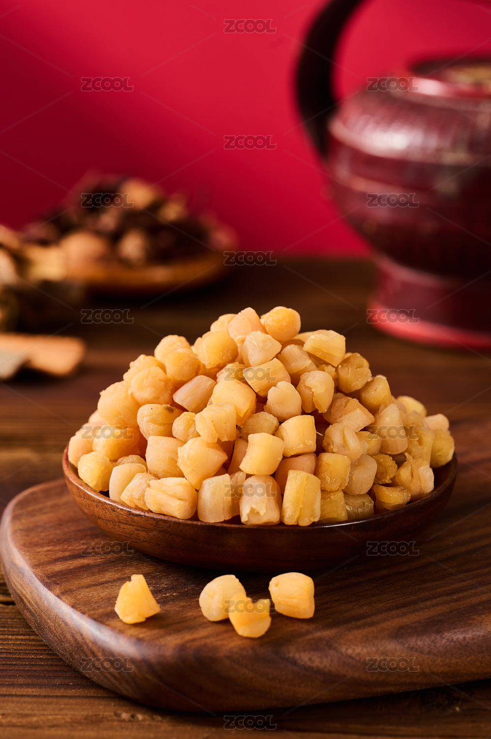 中式美食产品摄影 干贝