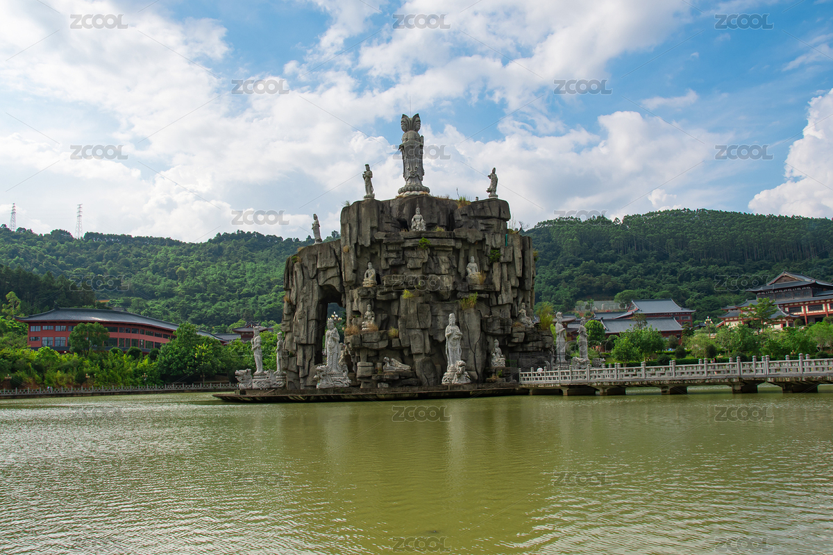 福州旗山萬佛寺觀音島和放生池（主預覽-8871290） - 未分類 - 站酷設計師我是故里哦原創(chuàng)素材 - 站酷ZCOOL