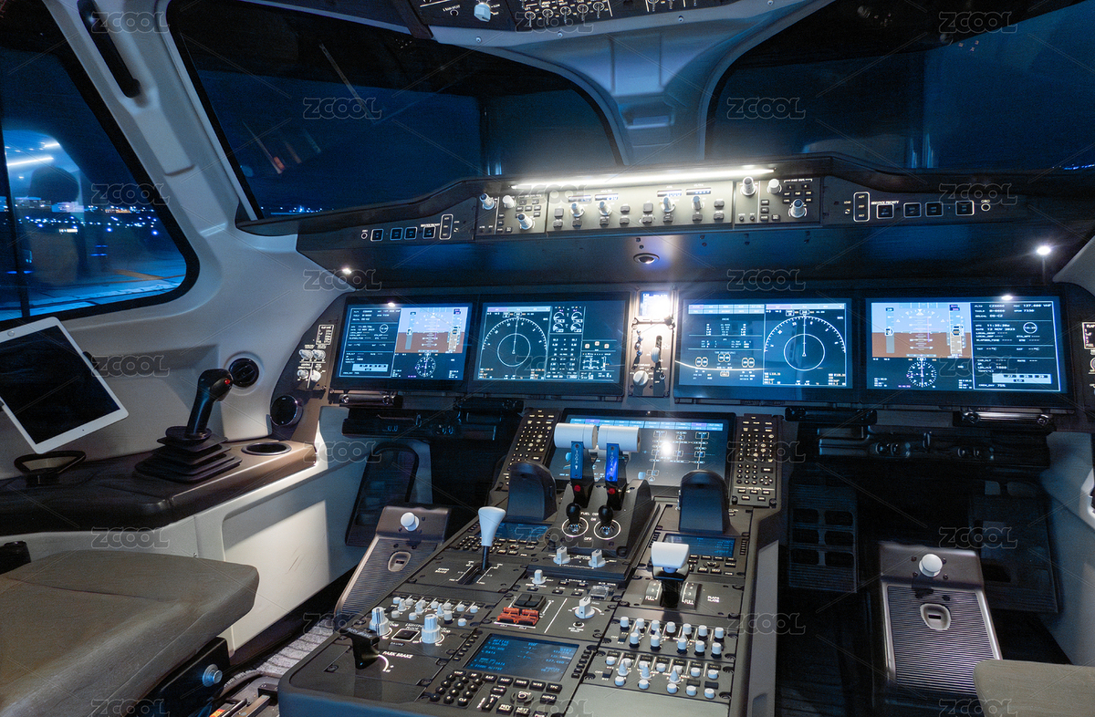 飛機駕駛艙內部場景（主預覽-2986214） - 未分類 - 站酷設計師Elaine沐原創(chuàng)素材 - 站酷ZCOOL