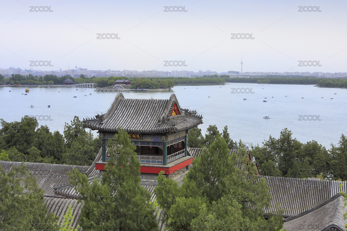 從頤和園里的畫中游俯瞰昆明湖（主預(yù)覽-4294480） - 未分類 - 站酷設(shè)計師yinxiangzhe原創(chuàng)素材 - 站酷ZCOOL
