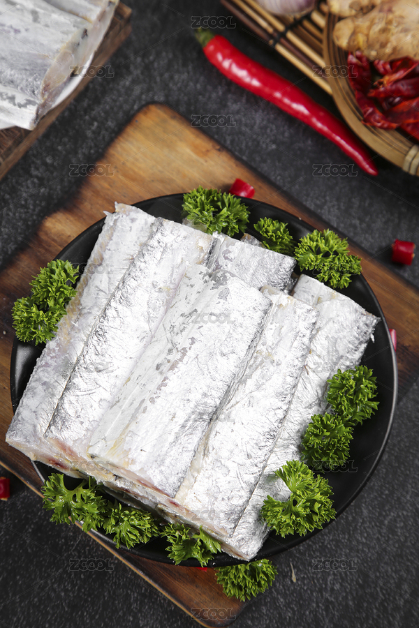木底上放著一盤深海帶魚段（主預(yù)覽-8588036） - 未分類 - 站酷設(shè)計(jì)師PAOPAO攝影工作室原創(chuàng)素材 - 站酷ZCOOL