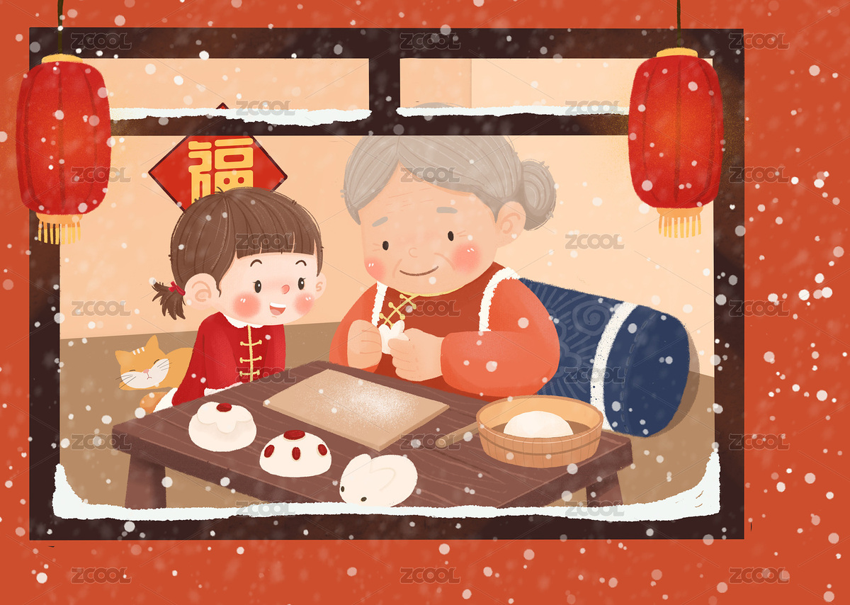 新年腊月二十八做花馍（主预览-2842065） - 未分类 - 站酷设计师娜么自然原创素材 - 站酷ZCOOL