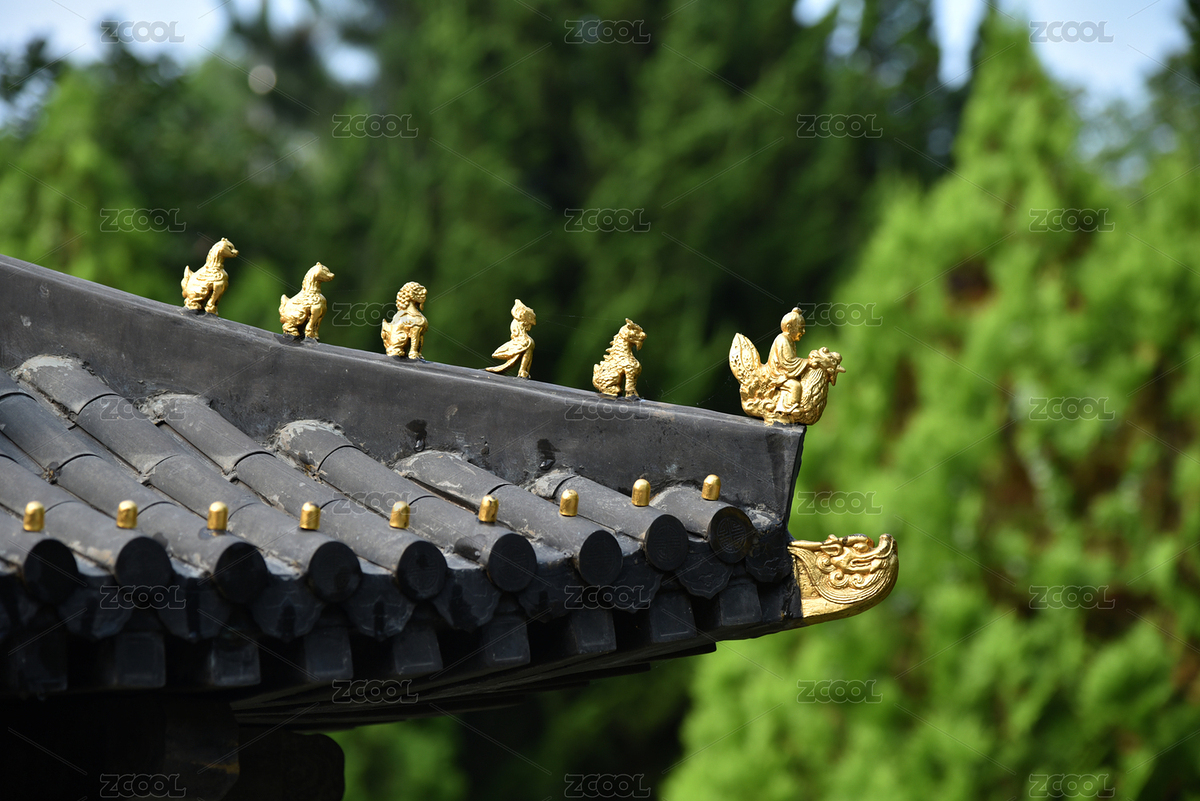 騎雞仙人,屋脊走獸（主預(yù)覽-6008492） - 未分類 - 站酷設(shè)計師三個木攝影原創(chuàng)素材 - 站酷ZCOOL