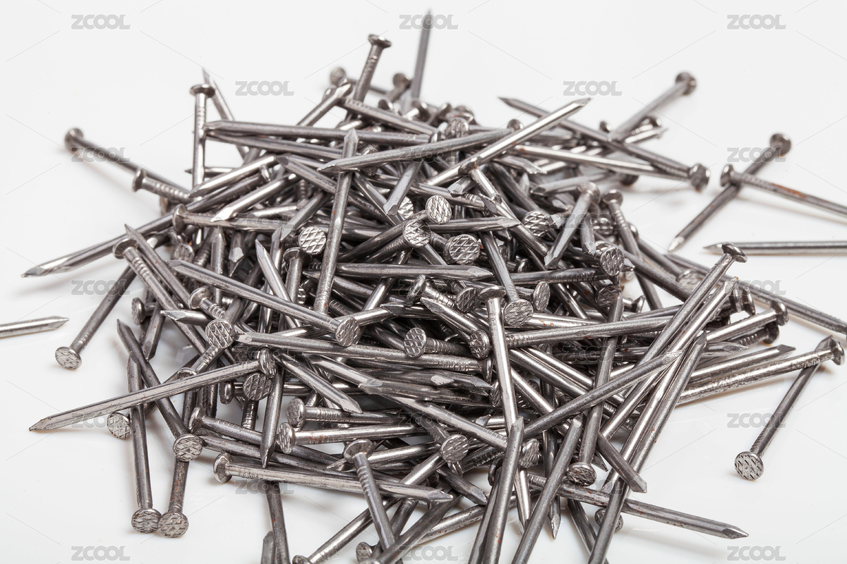 白色背景上散落的一堆鐵釘子（主預(yù)覽-7124554） - 未分類 - 站酷設(shè)計(jì)師bangzhu009原創(chuàng)素材 - 站酷ZCOOL