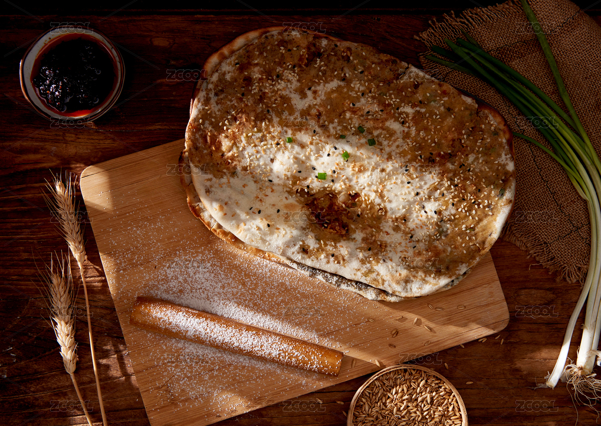 陜西地區(qū)傳統(tǒng)風味面食小吃鍋盔（主預(yù)覽-4405547） - 未分類 - 站酷設(shè)計師密斯楊攝影原創(chuàng)素材 - 站酷ZCOOL