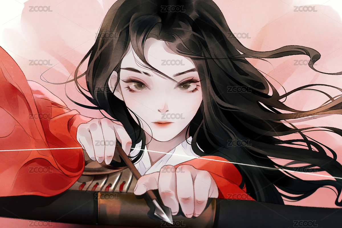 射箭的女俠（主預(yù)覽-8420534） - 未分類 - 站酷設(shè)計(jì)師Strooll原創(chuàng)素材 - 站酷ZCOOL