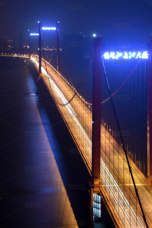 武漢鸚鵡洲長江大橋夜景（主預(yù)覽-12216205） - 未分類 - 站酷設(shè)計(jì)師孫一遙原創(chuàng)素材 - 站酷ZCOOL