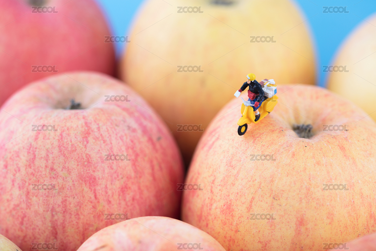 微縮創(chuàng)意購(gòu)買水果送貨上門（主預(yù)覽-8551107） - 未分類 - 站酷設(shè)計(jì)師小羽怪原創(chuàng)素材 - 站酷ZCOOL