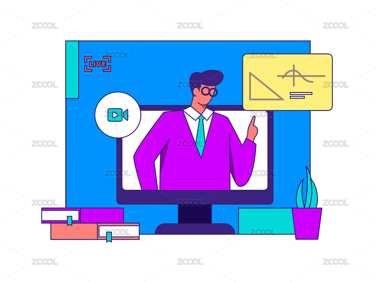 男老師直播（主預(yù)覽-152366） - 未分類 - 站酷設(shè)計(jì)師黃色房子創(chuàng)意設(shè)計(jì)原創(chuàng)素材 - 站酷ZCOOL