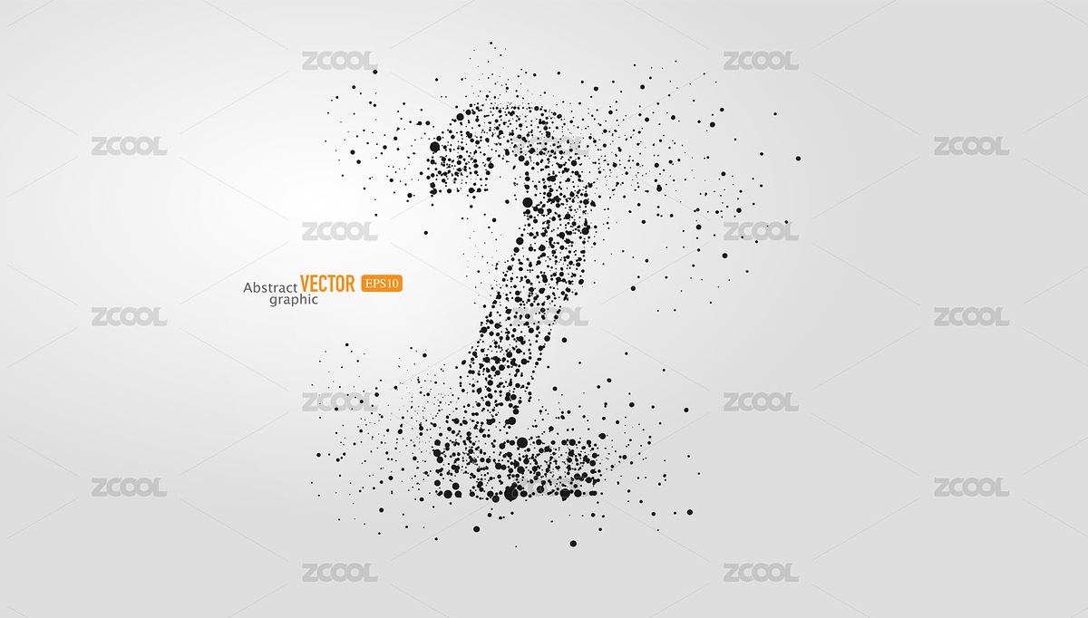 灰色背景上粒子点组合的抽象矢量数字2（主预览-4655972） - 未分类 - 站酷设计师Lonvero原创素材 - 站酷ZCOOL